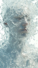 minimal poster of a man