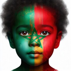 National faces and flags