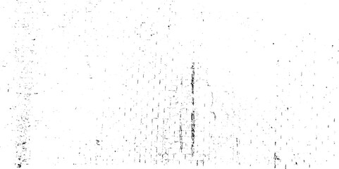 Wall fragment with scratches and cracks. Overlay grunge illustration over any design. Background of black and white texture. Abstract pattern of monochrome elements.