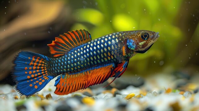 Killifish picture in tank