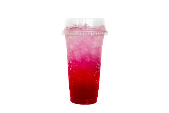 cold red soda cocktail water for relax in summer arrangement flat lay postcard style 