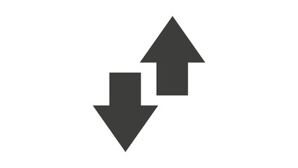 Arrows up down icon design illustration