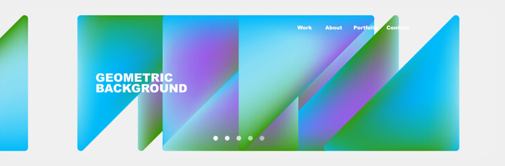 Triangle minimal web site page background design. Vector Illustration For Wallpaper, Banner, Background, Card, Book Illustration, landing page