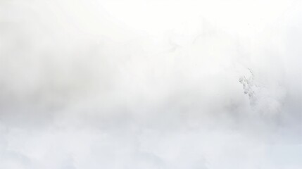 Fototapeta premium White Haze Over a Snowy Landscape