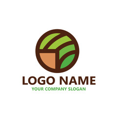 Landscape Environmental vector logo template