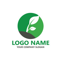 Landscape Environmental vector logo template