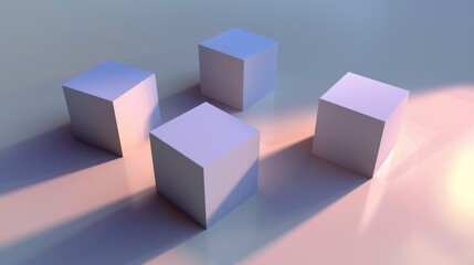 Obraz premium A red 3D cube illustration on a white background 