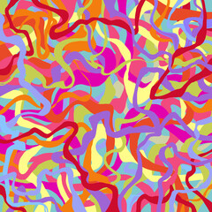 Multicolor abstract geometric marble pattern Bold bright positive joyful festive summer tropical colors