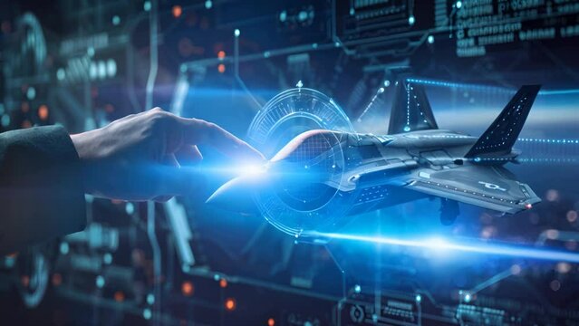 New generation fighter aircraft, innovative concept technology.