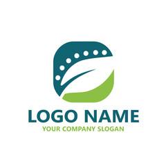  leaf logo design ready vector template