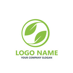  leaf logo design ready vector template