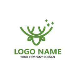  leaf logo design ready vector template
