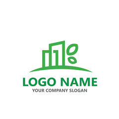 landscape logo vector template