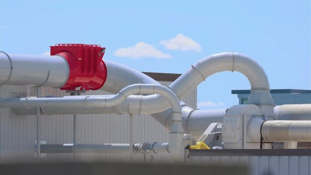 Industrial ventilation and air filtration system