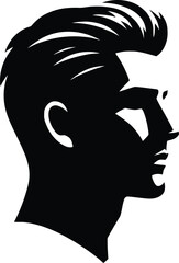 Businessmen and women, groups of people at work. Isolated vector silhouettes