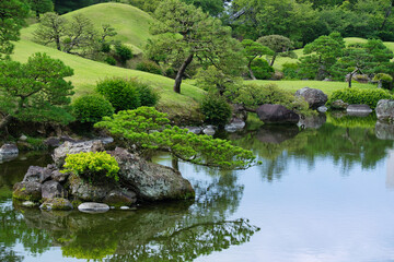 熊本県の水前寺公園
