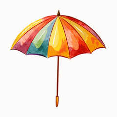 umbrella vector illustration on white background