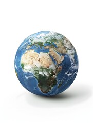 3D Render of Earth Globe with Virgo Astrological Constellation