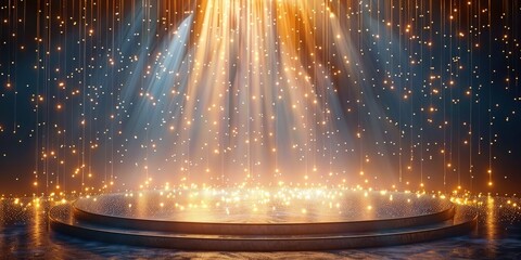 Golden Light and Stage Platform