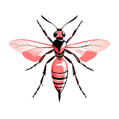 Detailed Hornet Vector - Transparent Background