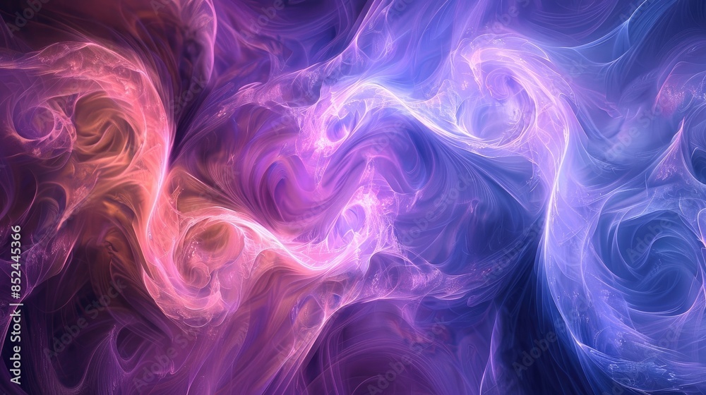 Poster computer generated digital fractal abstract background