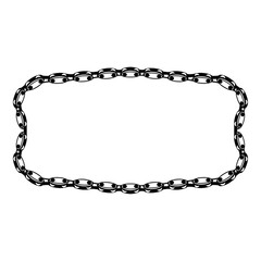 Fototapeta premium Chain Banner