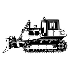 Naklejka premium Crowler Dozer