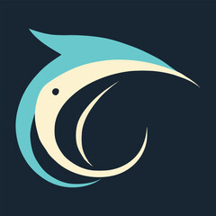 Creative template Fish Logo vector illustration modern design for company or restaurant