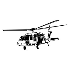Fototapeta premium Military Helicopter