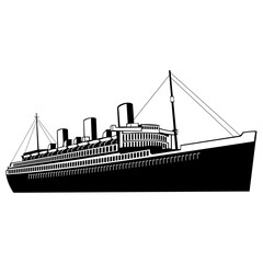 Obraz premium Ocean Liner