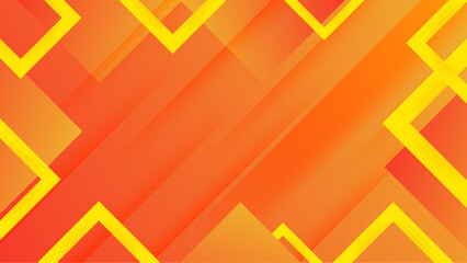 Yellow And Orange Abstract Background