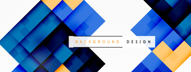 Dynamic colorful squares background. Vector Illustration For Wallpaper, Banner, Background, Card, Book Illustration, landing page