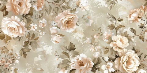 wall with a background of paper flowers handmade craft creative abstraction