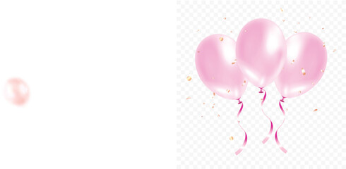 Balloon celebrations for party with glitter