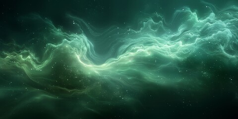 light green glow, bioluminescent, polished light green matte aluminium, dark Green and light green