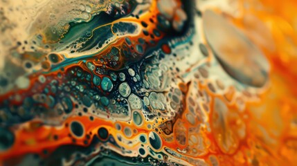 Abstract Liquid Paint Gradient Background