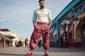Fashionable Indian man in Trousers