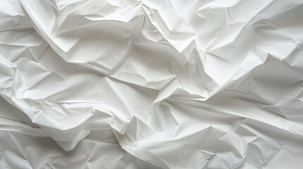 Obraz premium Background image: White paper, slightly wrinkled.