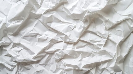 Obraz premium Background image: White paper, slightly wrinkled.