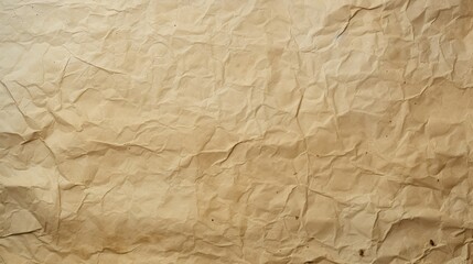 Obraz premium Photograph of a close-up of crumpled paper texture cardboard background with a grunge, old paper surface texture