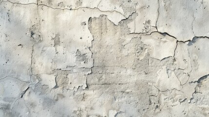 Fototapeta premium Photograph of a seamless, aged concrete wall texture with subtle cracks and imperfections, illuminated by soft natural light.
