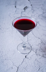 Mocktail drink on a table