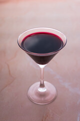 Mocktail drink on a table