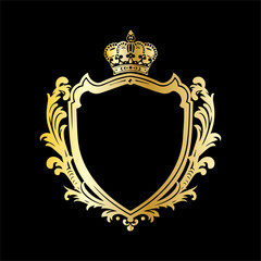 Fototapeta premium Golden shield