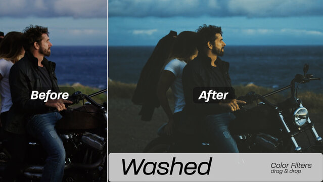 Washed Pastel Color Filters 