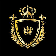 Obraz premium Golden shield