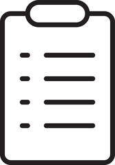 Clipboard Line Icon
