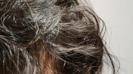 Naklejka premium Hair in poor condition