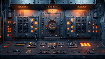 Control panel of nuclear power plant
