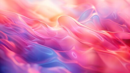 Obraz premium Ethereal backdrop featuring a radiant, blurred gradient of intense and delicate hues.